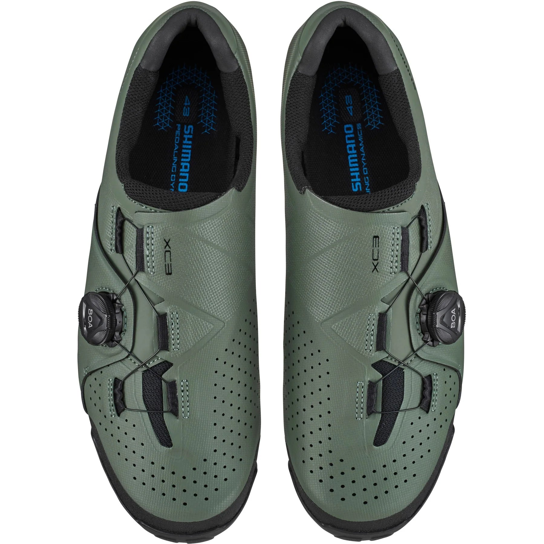 ZAPATO SHIM #42 MTB SH-XC300  VERDE OLIVA