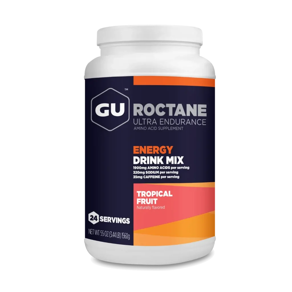 GU ENERGY ROCTANE  DRINK MIX . - TROPICAL FRUIT 35MG  CF.   AMINOACIDO 24 SERV