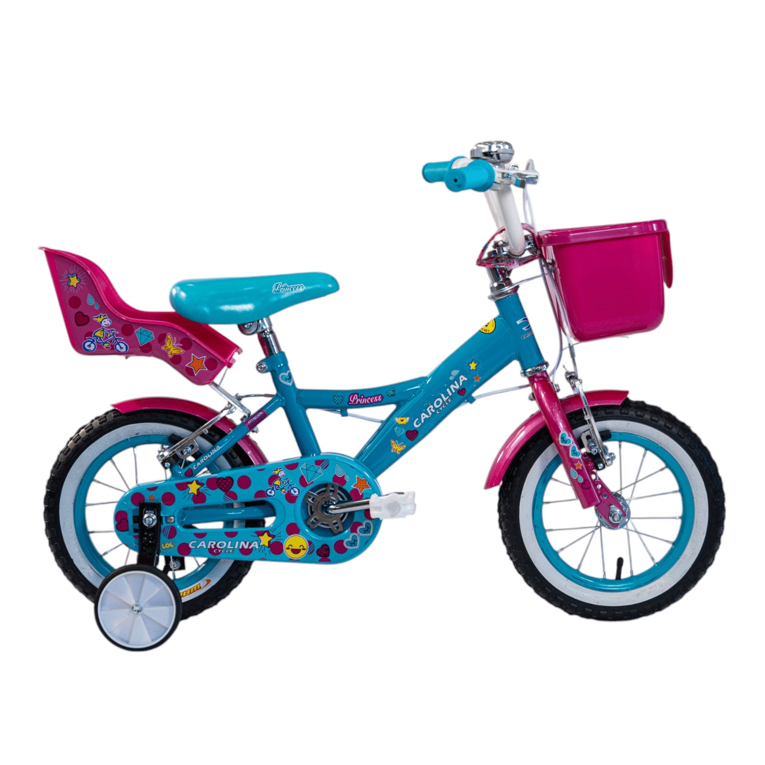 Bicicleta12 BMX Carolina Princess Niña /Turquesa