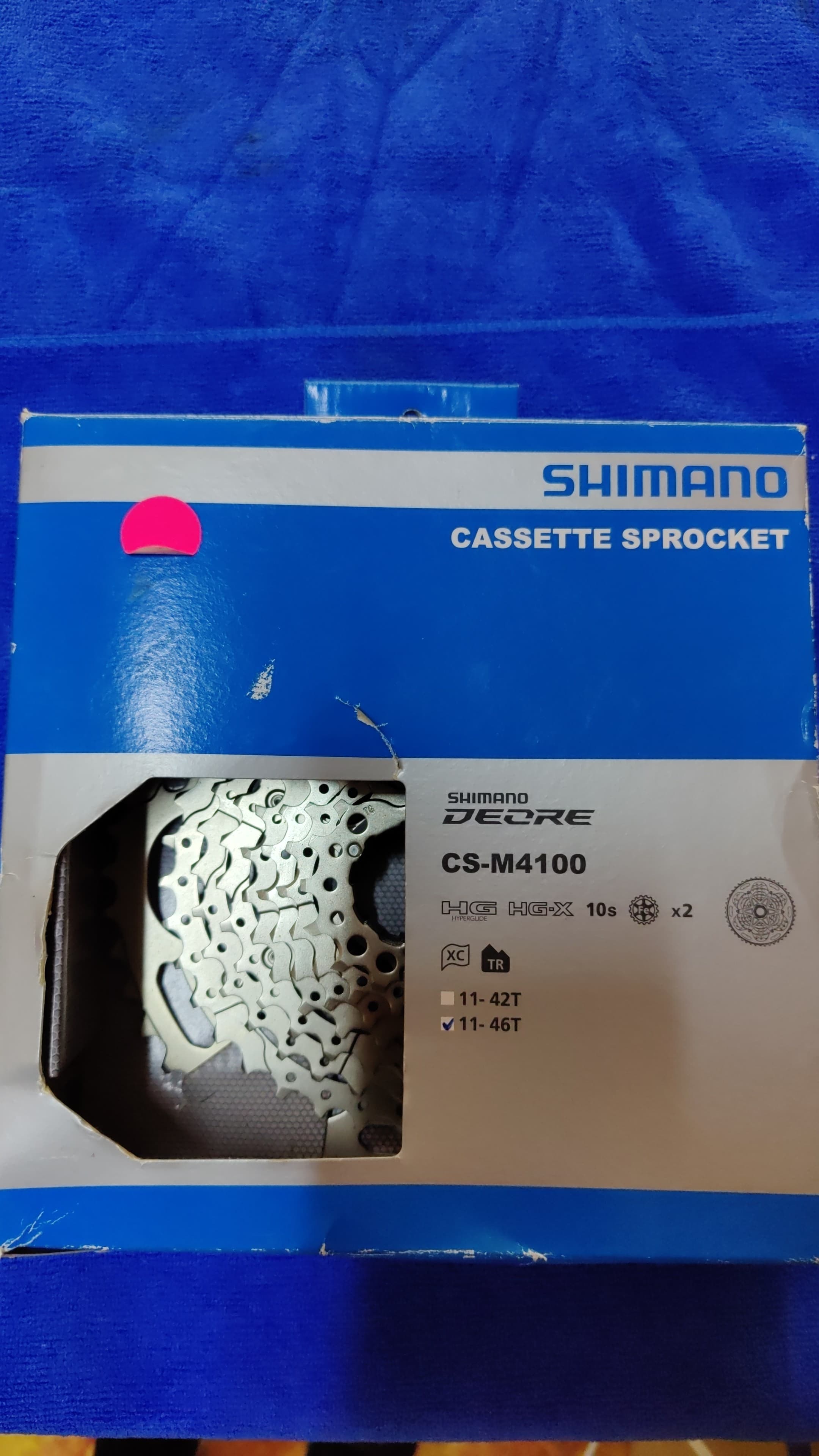 CASSETTE SHIMANO DEORE 10V  11-46T HG CS-M4100