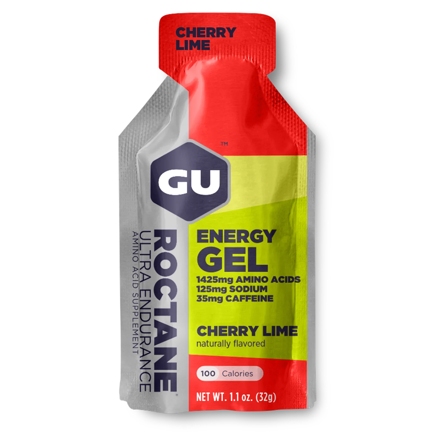 GU ENERGY ROCTANE  GEL  - CHERRY LIME 35MG