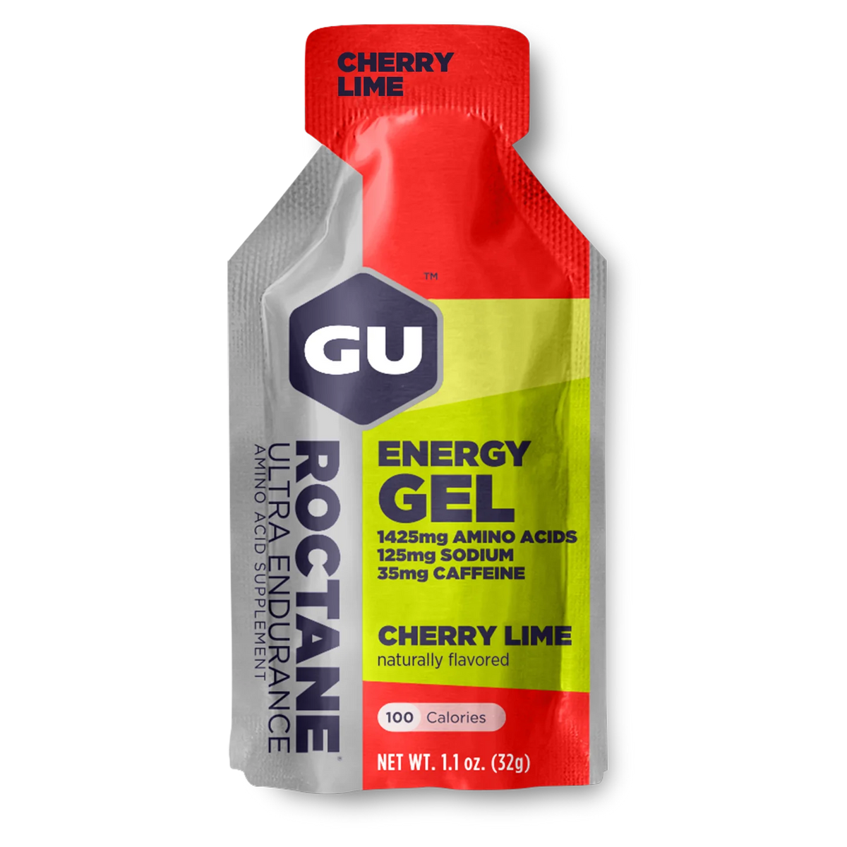 GU ENERGY ROCTANE  GEL  - CHERRY LIME 35MG