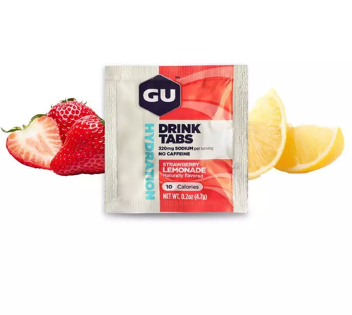 GU ENERGY DRINK TABS  1 SERV. - STRAWBERRY-LEMONADE   NO.CF. ELECTROLITO