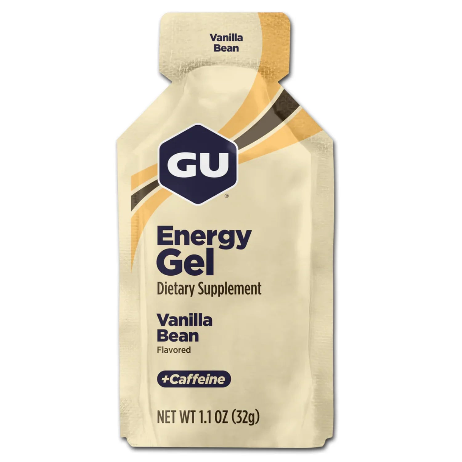 GU ENERGY GEL VANILLA BEAN 20MG CAFFEINE