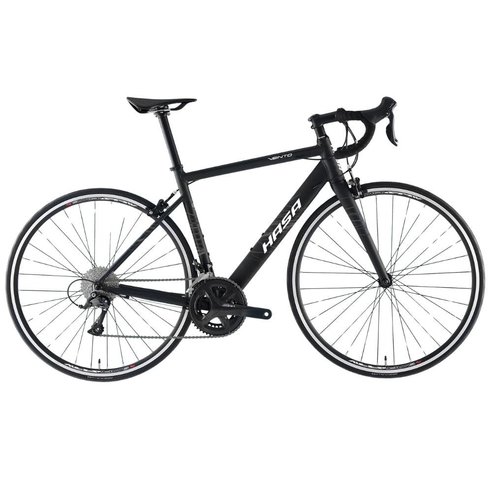 BICICLETA  RUTA  HASA  VENTO R4  2X9  #56   NEGRA