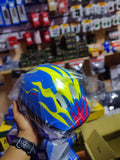 CASCO PARA NIÑOS/A RODILLERA/ AZUL AMARILLO