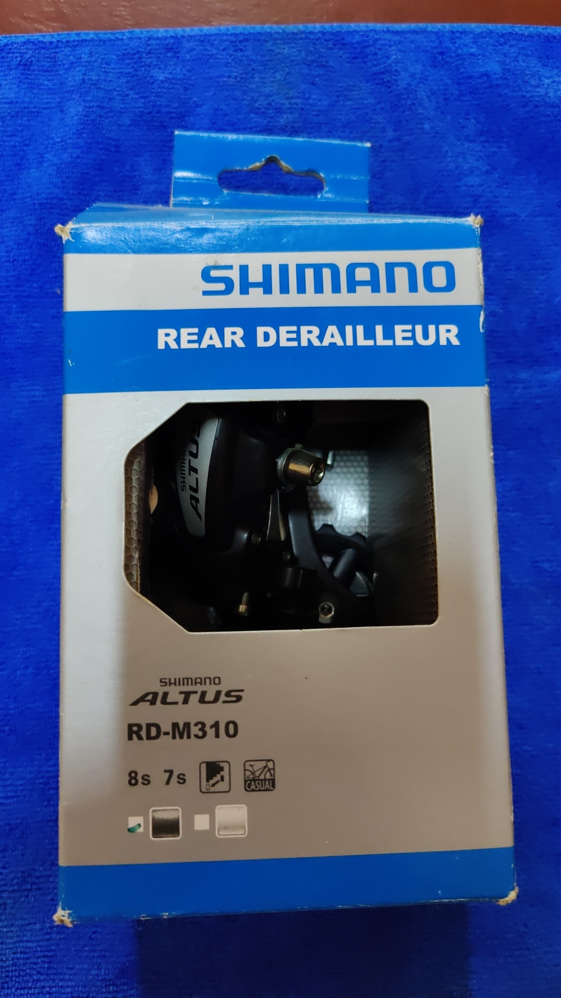 SIMPLE SHIMANO ALTUS RD-M310 8/7V