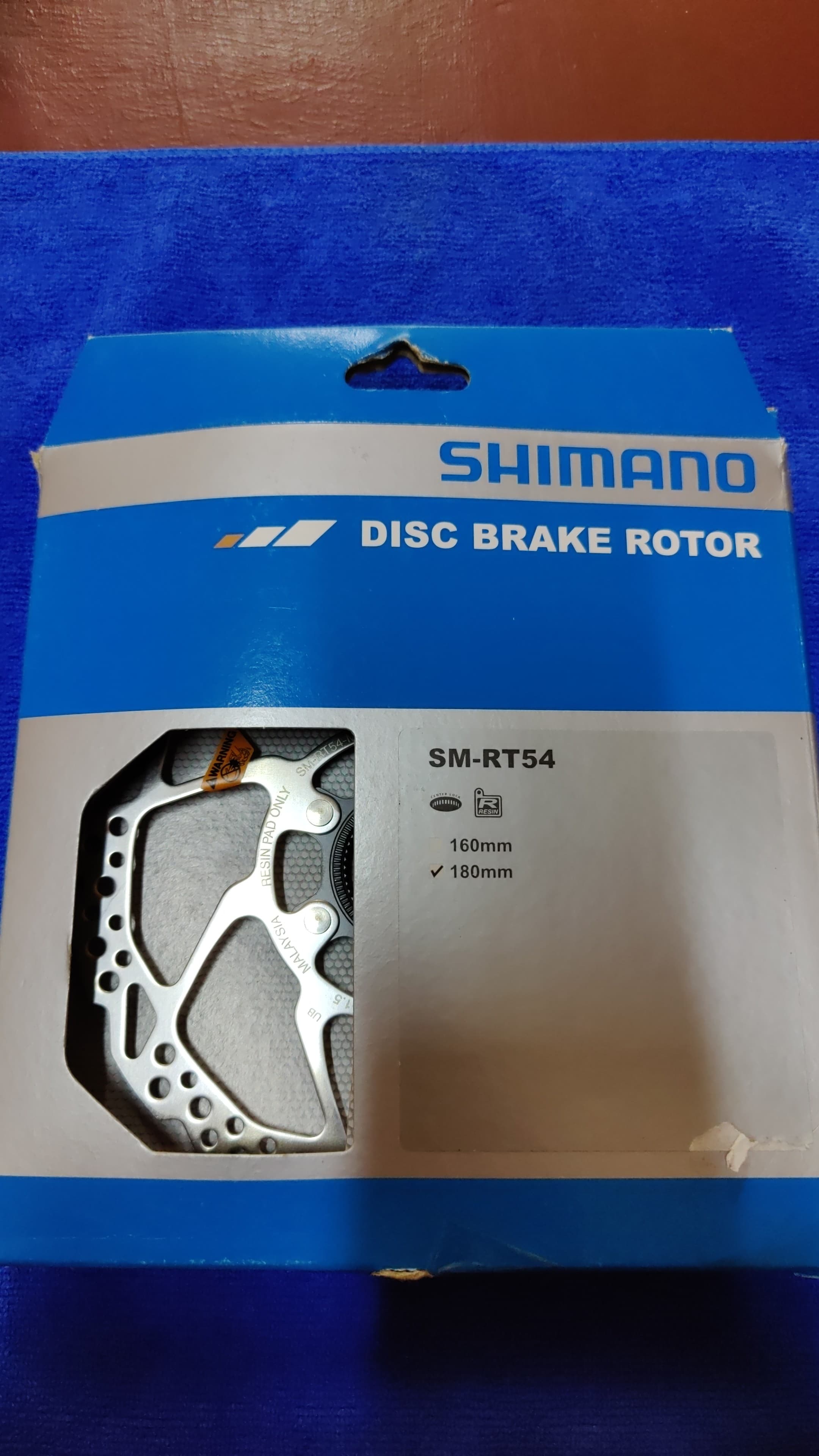 DISCO DE FRENO SHIMA SM-RT54 180MM CENTER LOCK