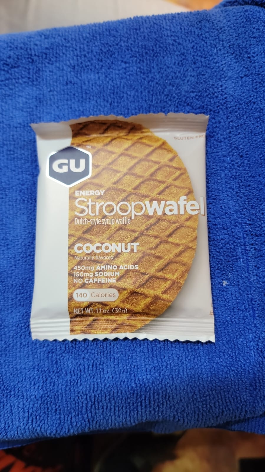 GU ENERGY STROOPWAFEL COCONUT -NO CAFFEINE