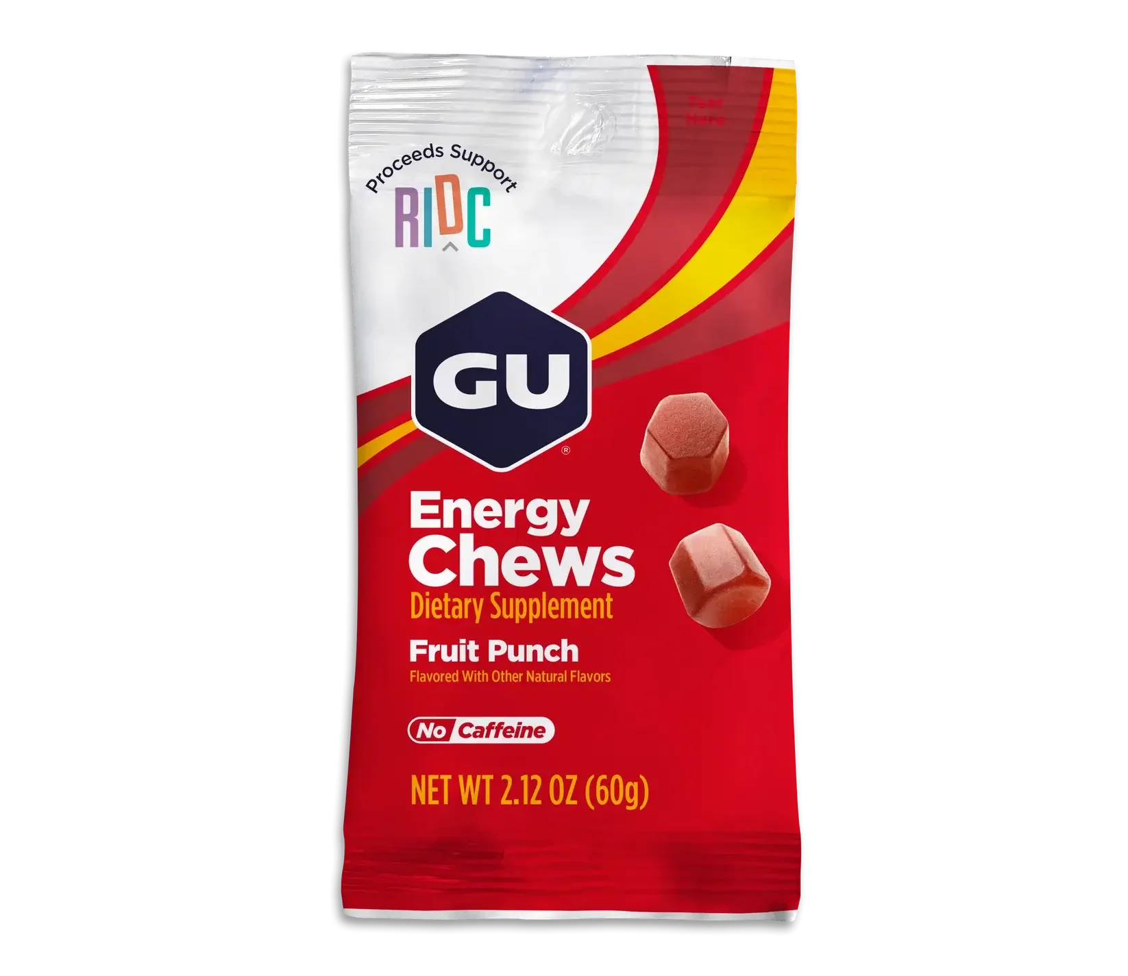 GU ENERGY CHEWS  FRUIT PUNCH 1 SERV.  GOMITA