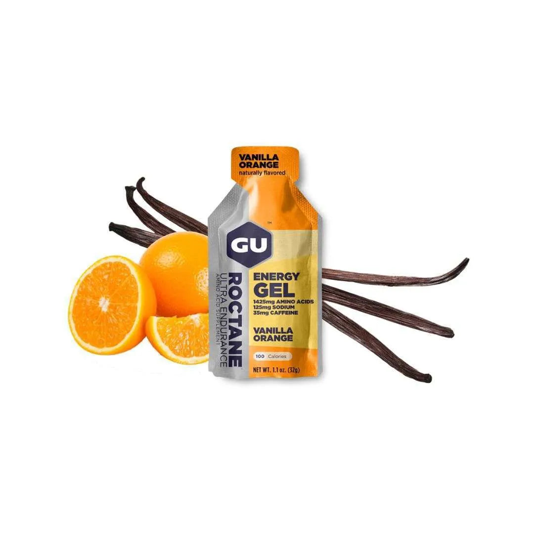 GU ENERGY  ROCTANE VAINILLA / ORANGE 35MG CF.