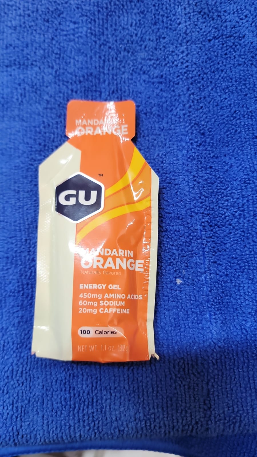 GU ENERGY  MANDARIN ORANGE 20MG CAFFEINE
