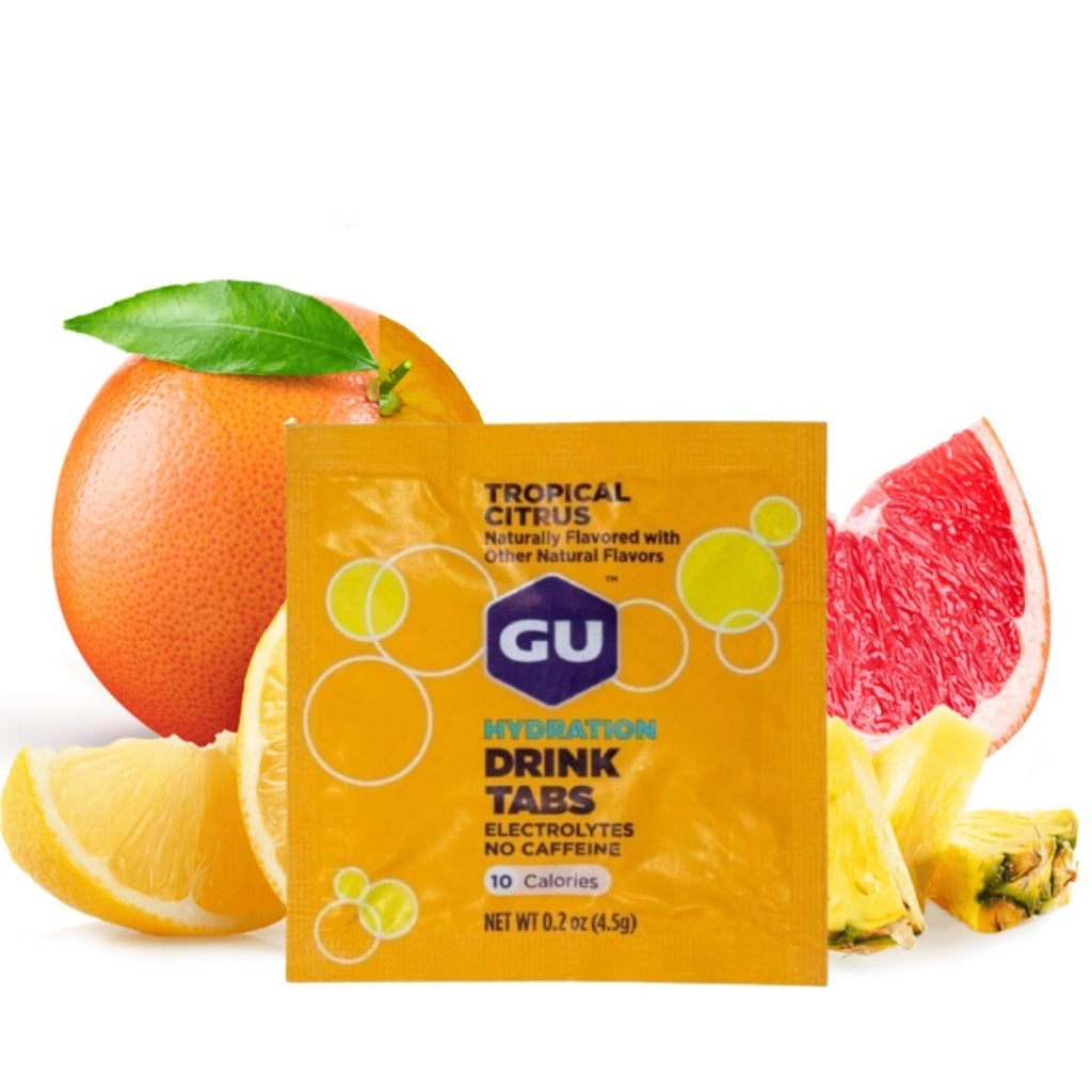 GU ENERGY DRINK TABS  1 SERV. - TROPICAL CITRUS   NO.CF. ELECTROLITO