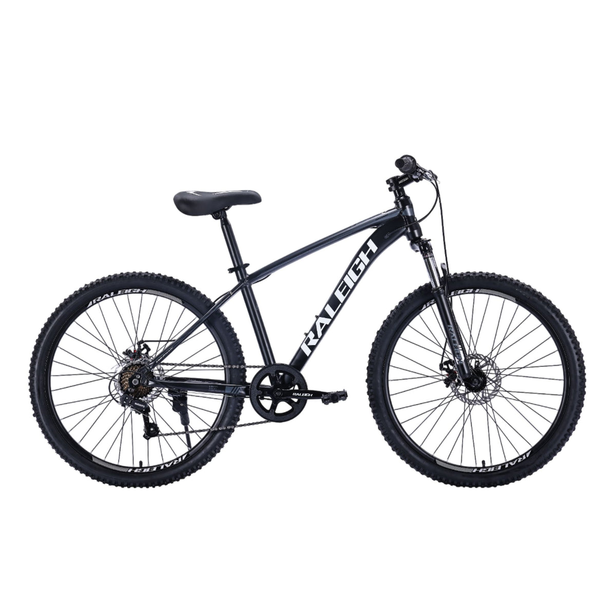 BICICLETA  #26 RALEIGH MTB  BOY DISC NEGRO/BLANC