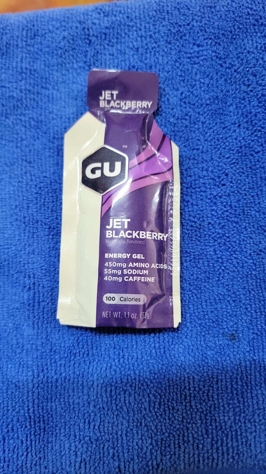 GU ENERGY GEL JET BLACKBERRY 40 CF
