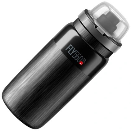 TERMO ELITE FLY 550 ML   / NEGRO - CON TAPA