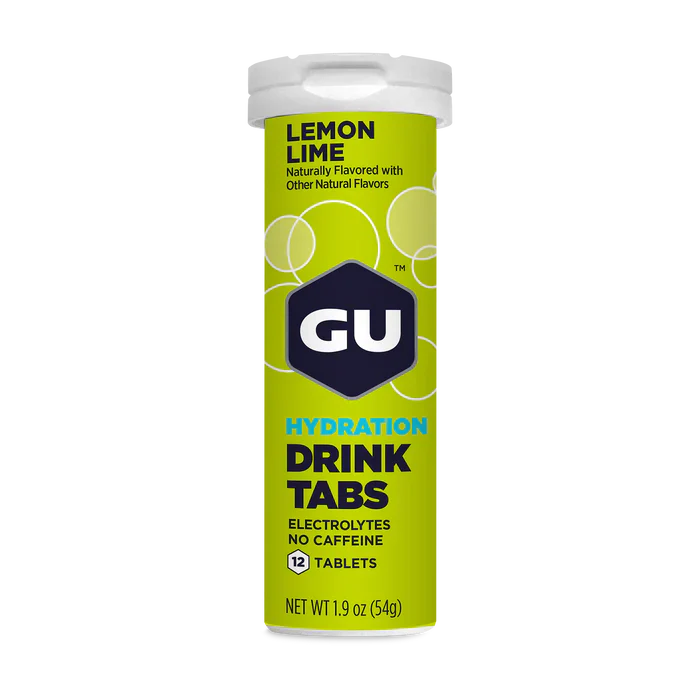GU ENERGY  ELECTROLITOS 12 TABS LEMON-NO CAFFEINE