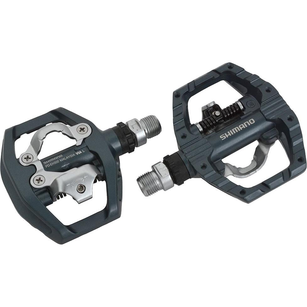 PEDAL MTB SHIM EH500 DOBLE PLATAFORMA / CLIPS