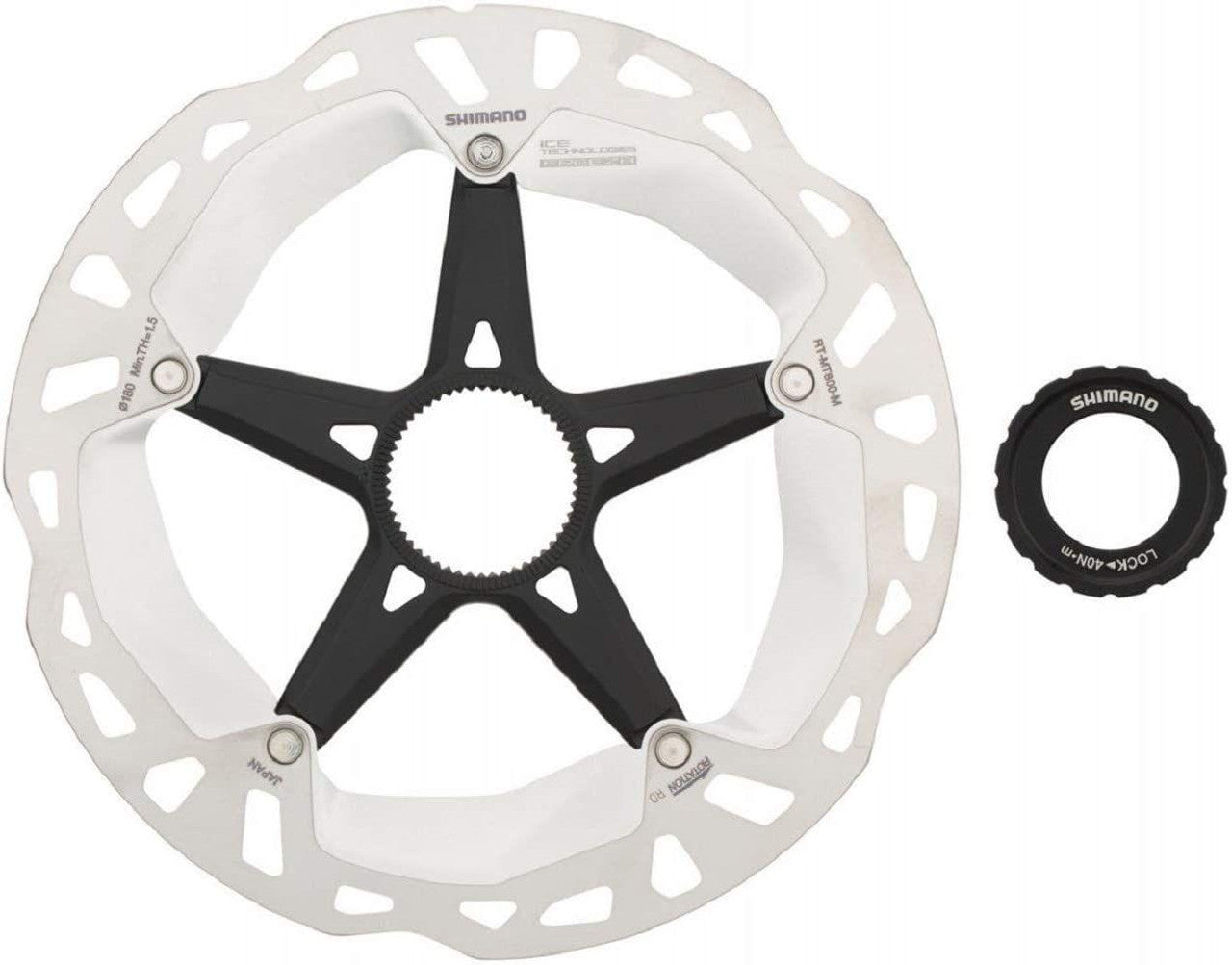 DISCO DE FRENO SHIM. MT800 ICE180mm CENTER LOCK / XT-ULTEGRA