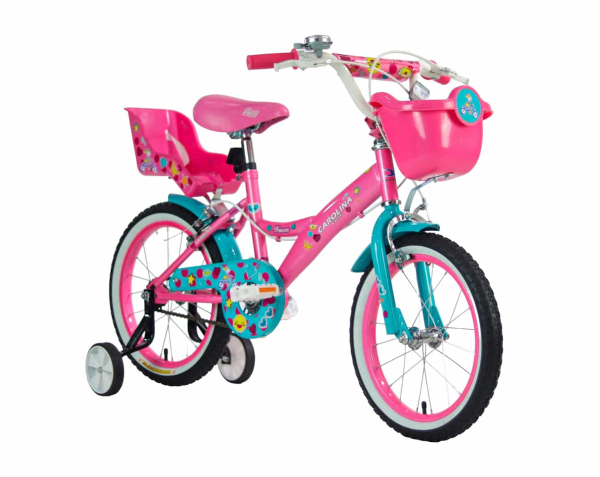 Bicicleta #16 BMX Carolina Princess  Rosado /Turquesa
