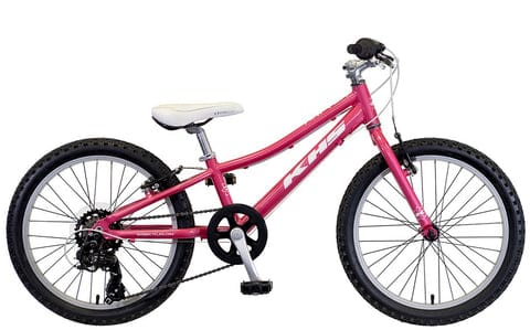 BICICLETA KHS RAPTOR +  #20 1X7V  /  ROSADA / BLANCO